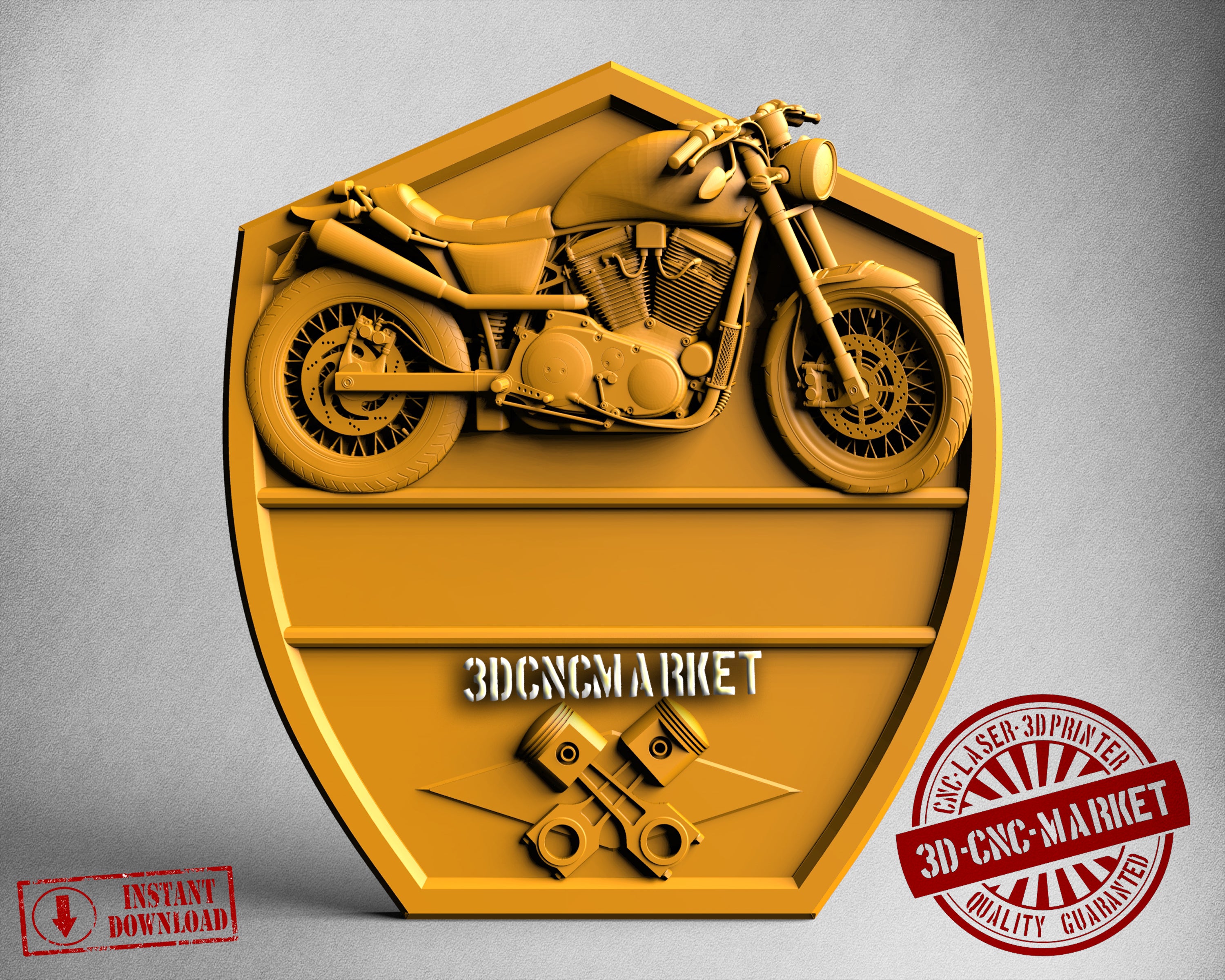 Motorcycles, 3D STL Model
