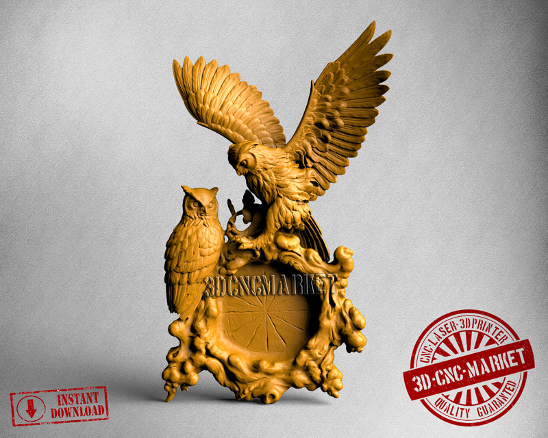 Owls, 3D STL Model