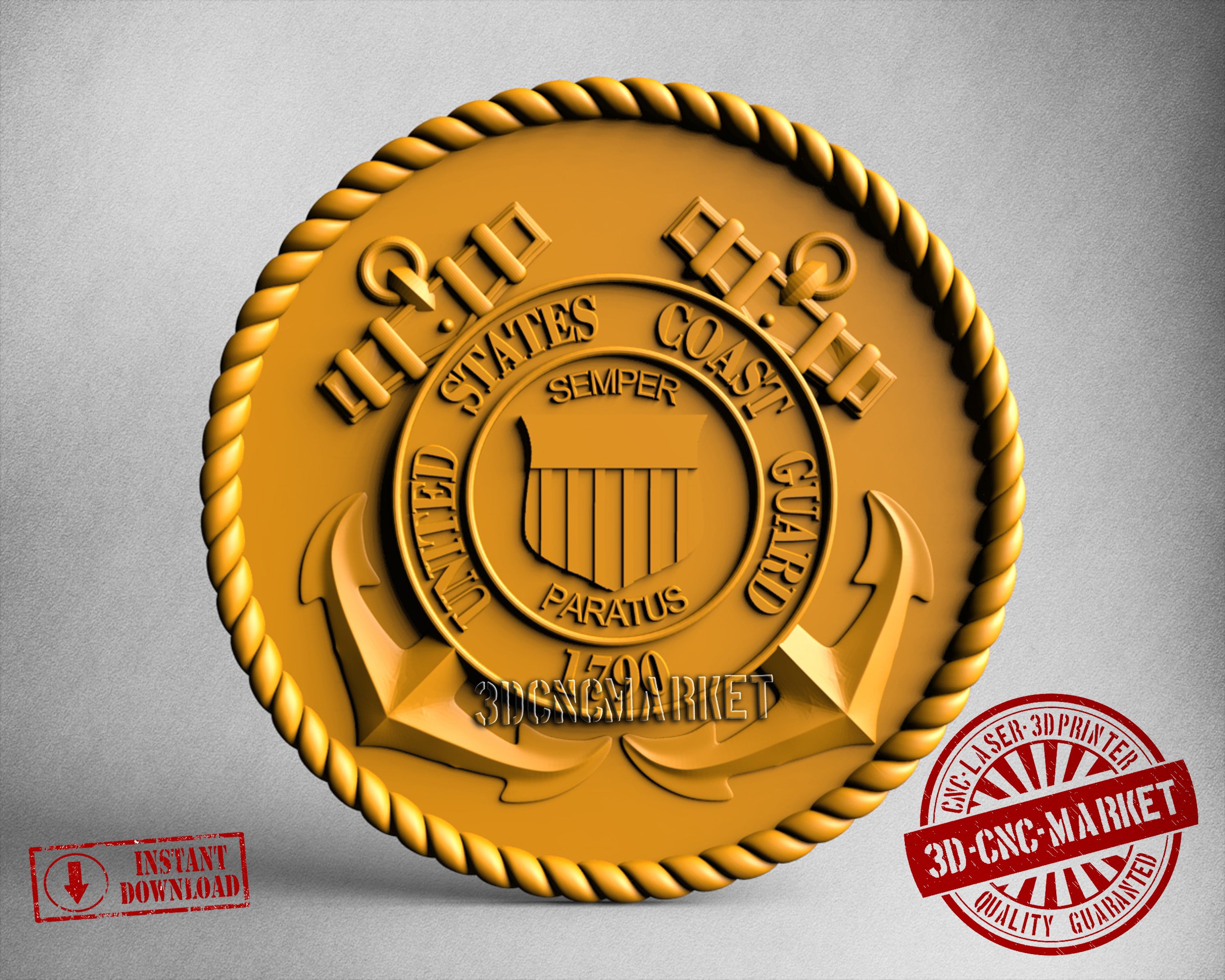 US Coast Guard, 3D STL Model