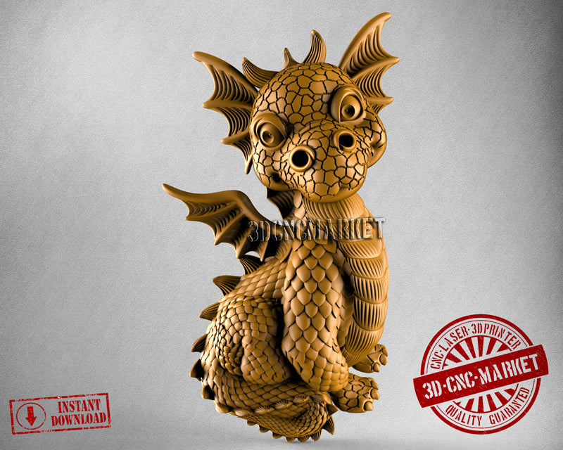 Little Dragon, 3D STL Model