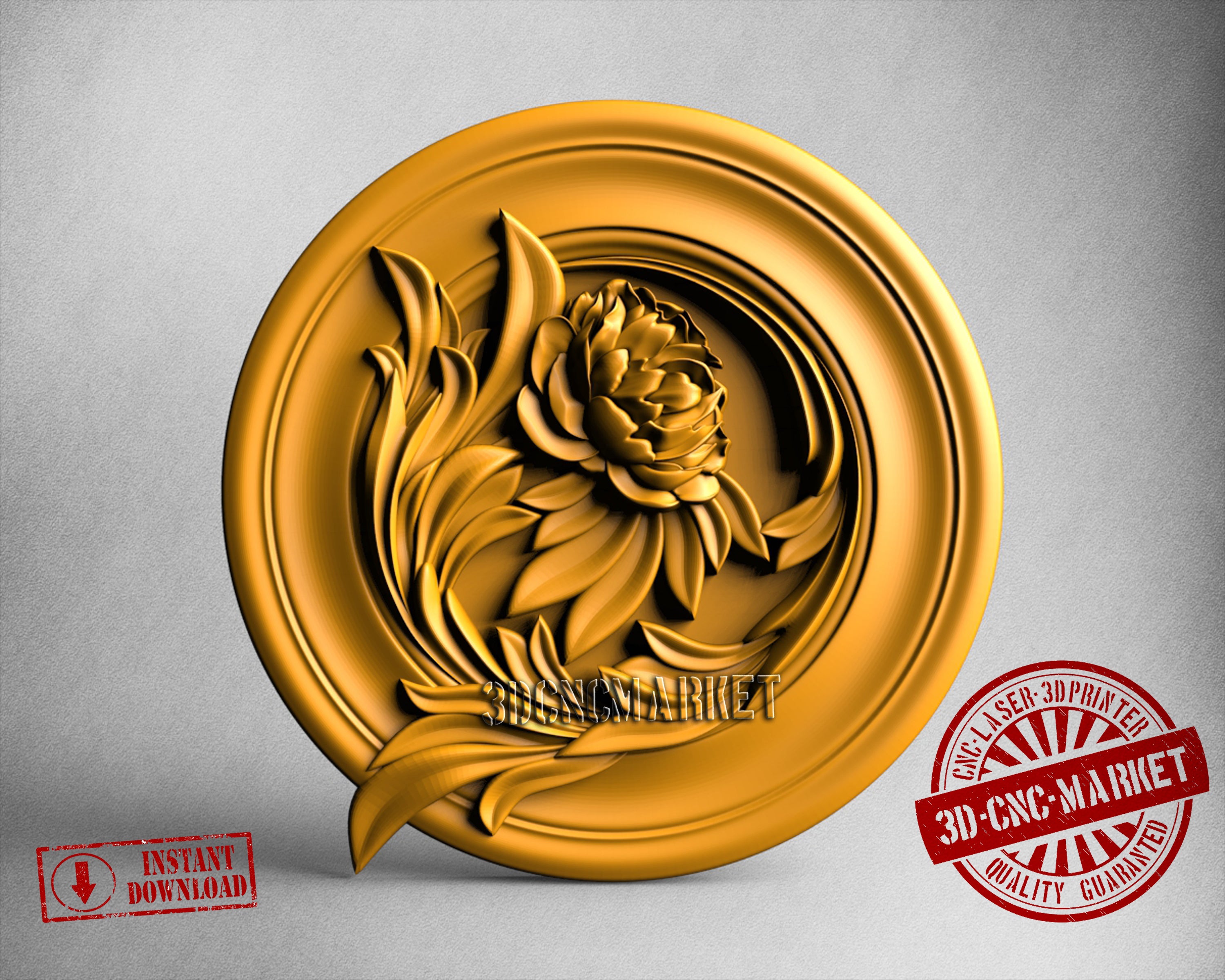 Flower, 3D STL Model