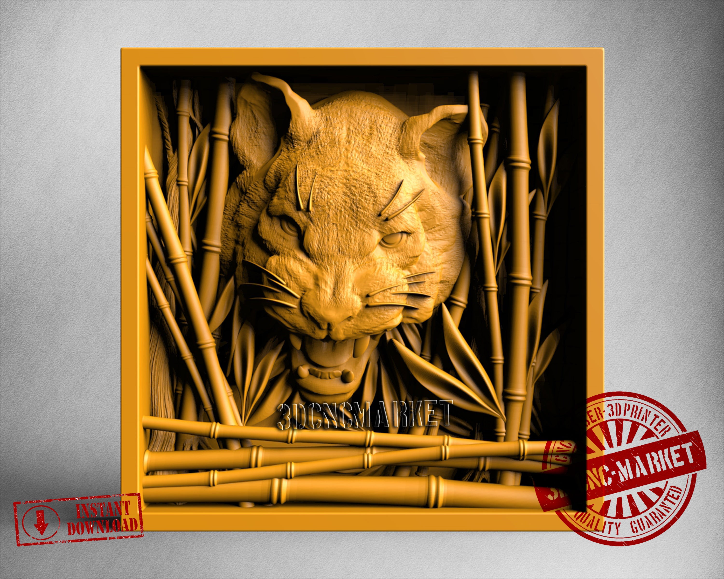 Tiger, 3D STL Model