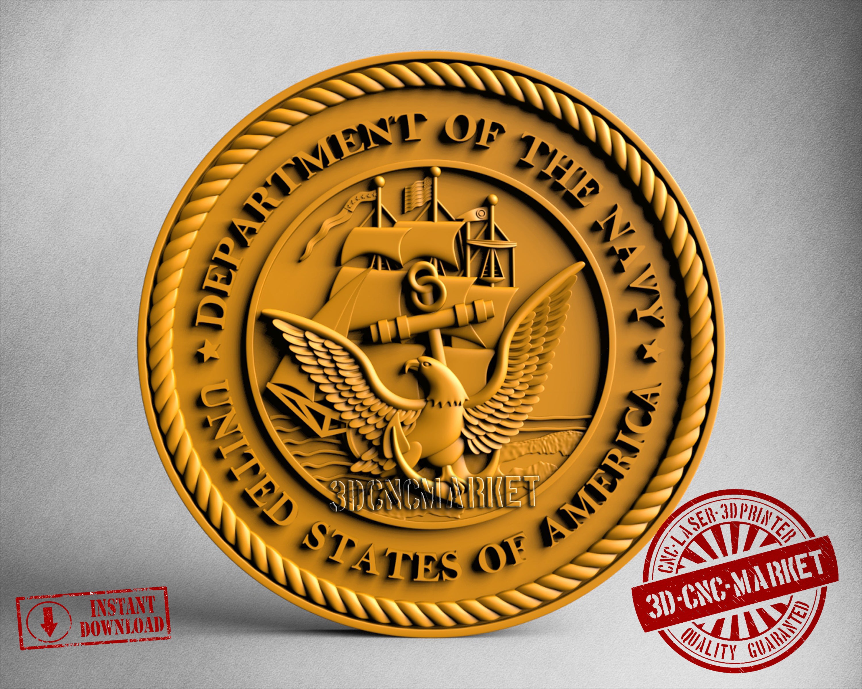 Navy Forced, 3D STL Model