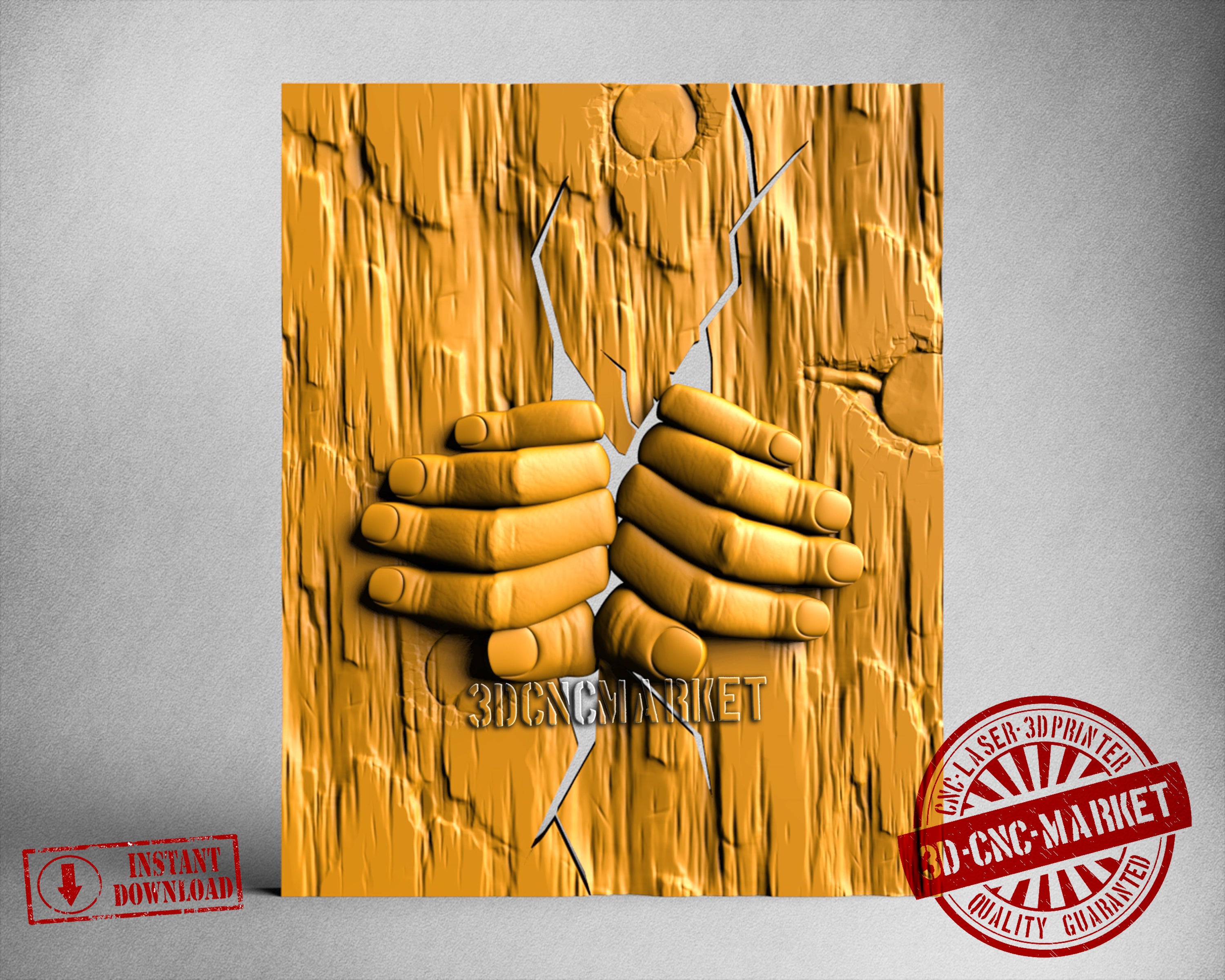 Hands, 3D STL Model