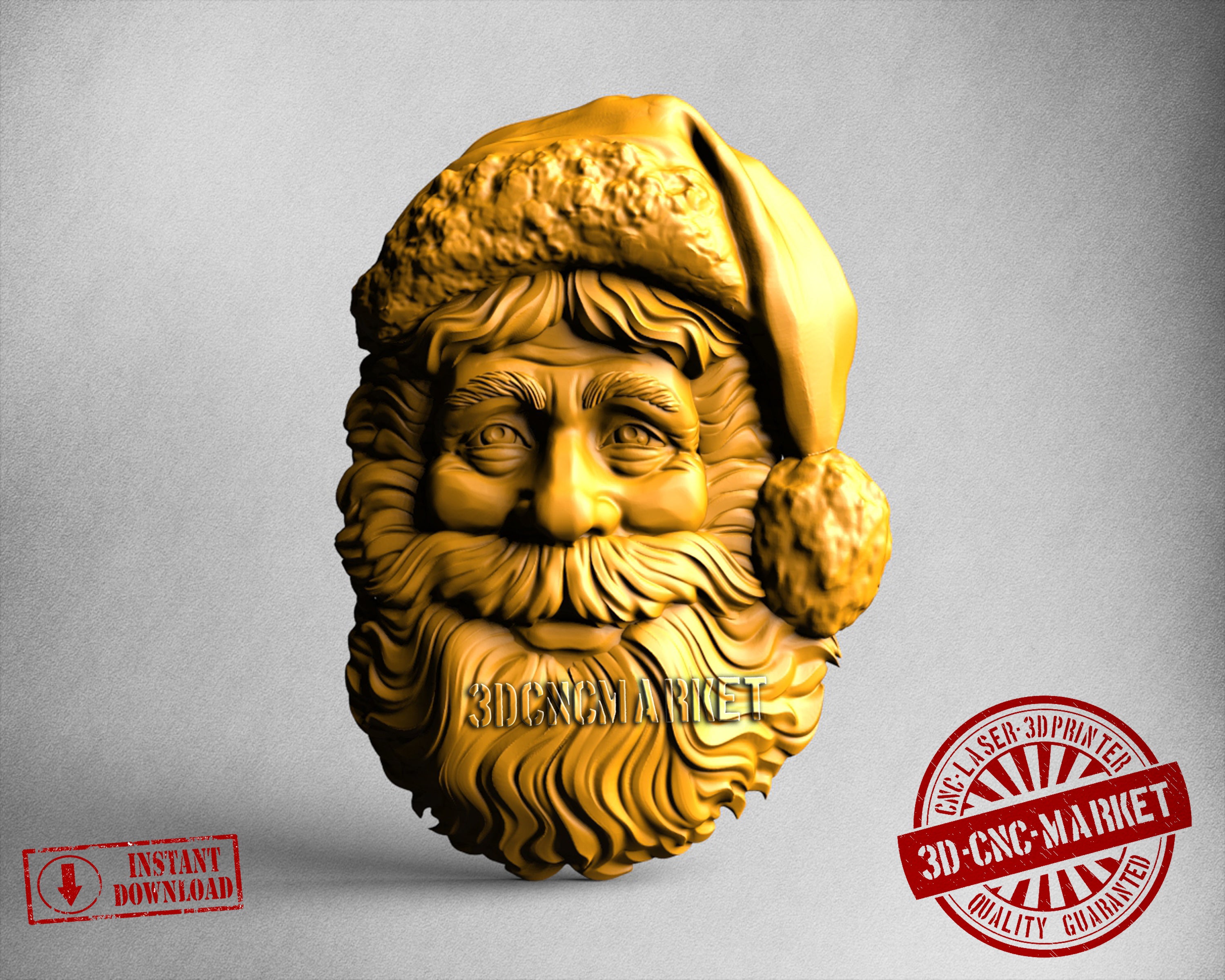 Santa Claus, 3D STL Model
