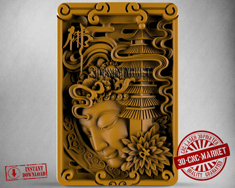 Buddha, 3D STL Model