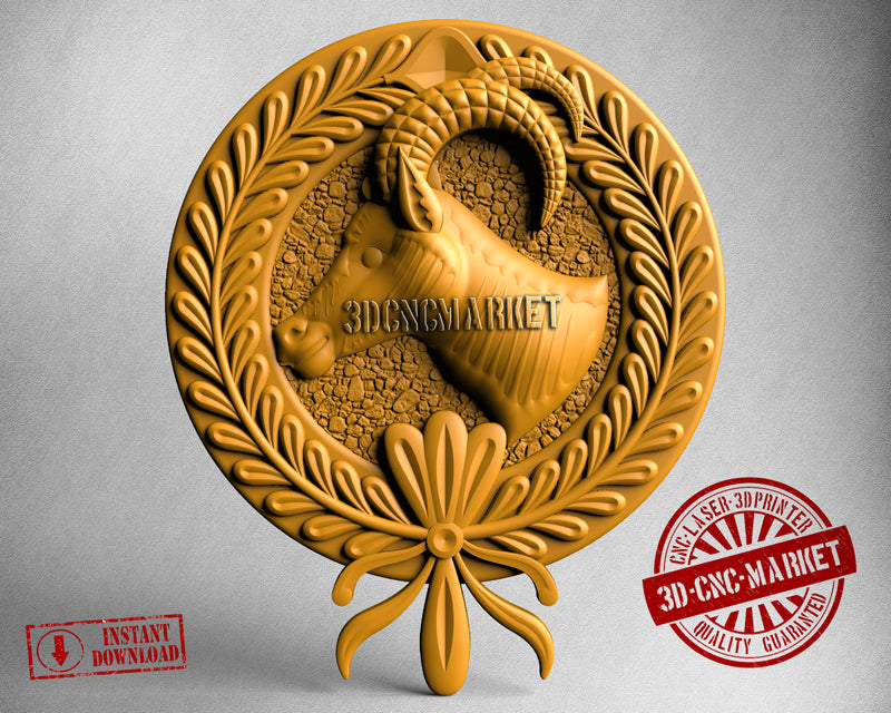 Indian Emblem, 3D STL Model