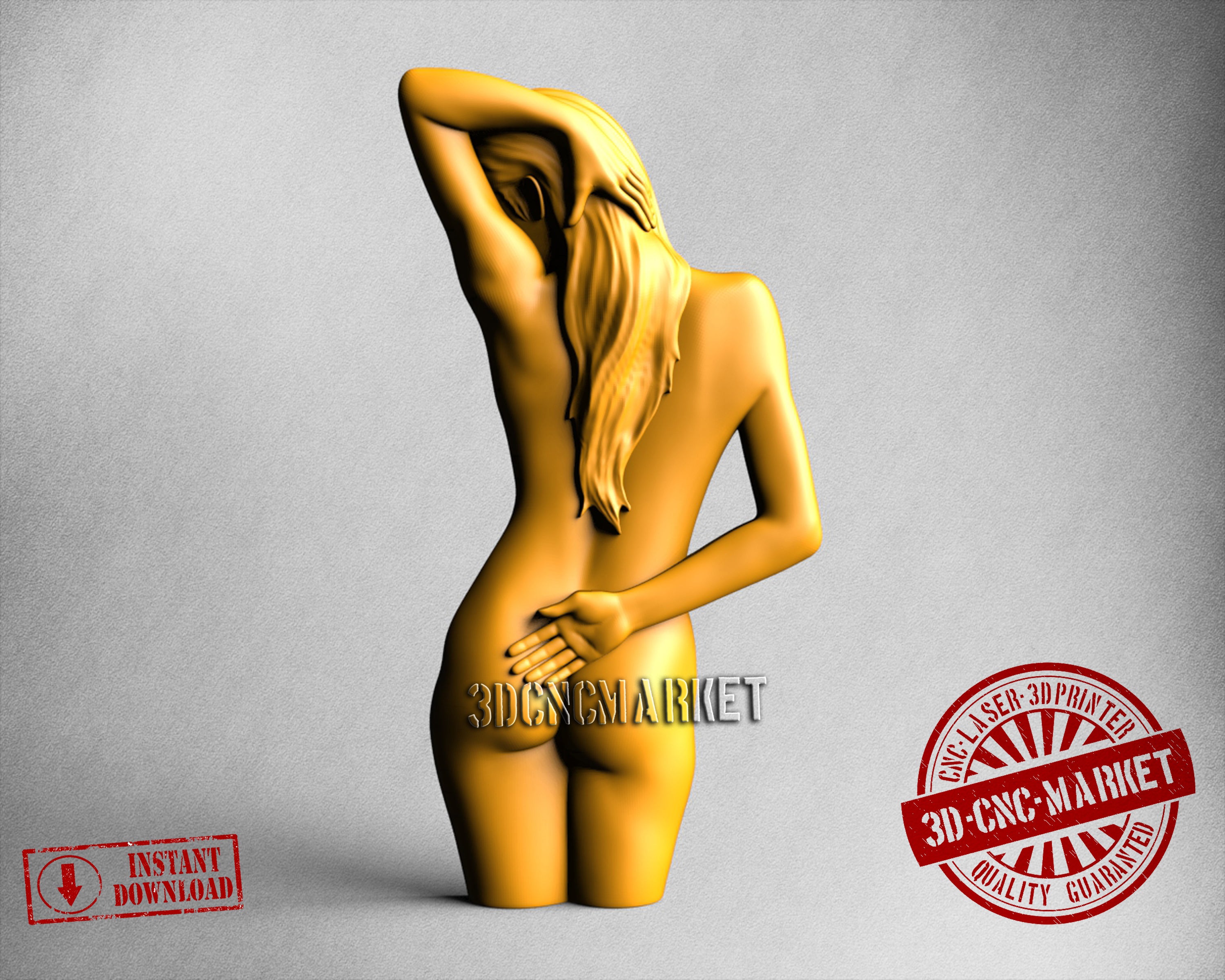 Women Body, 3D STL Model