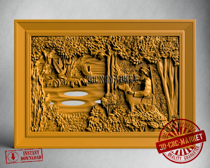 Hunting, 3D STL Model