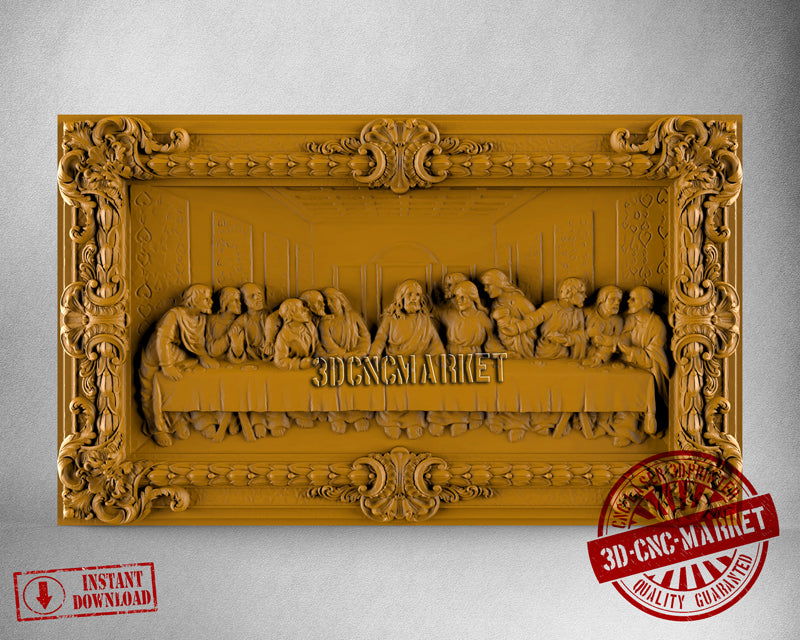 The Last Supper Frame, 3D STL Model
