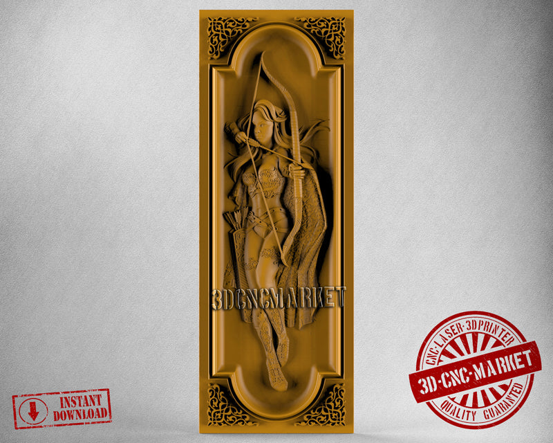 Bow Women, 3D STL Model