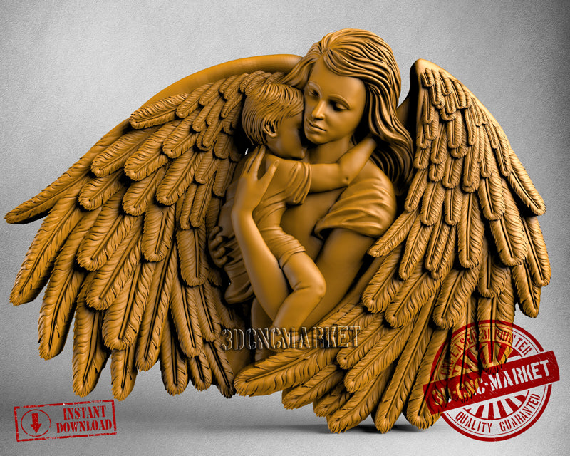 Mother Angel, 3D STL Model