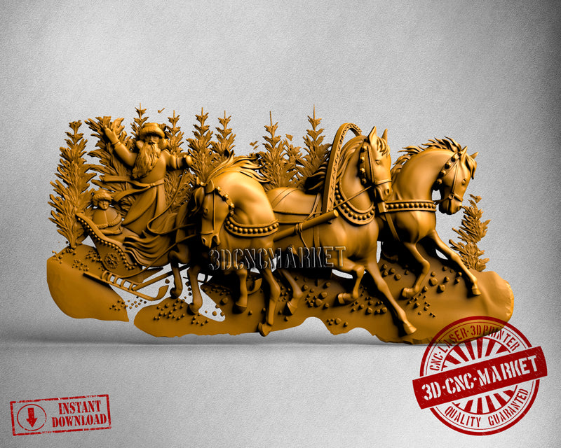Santa Claus, 3D STL Model