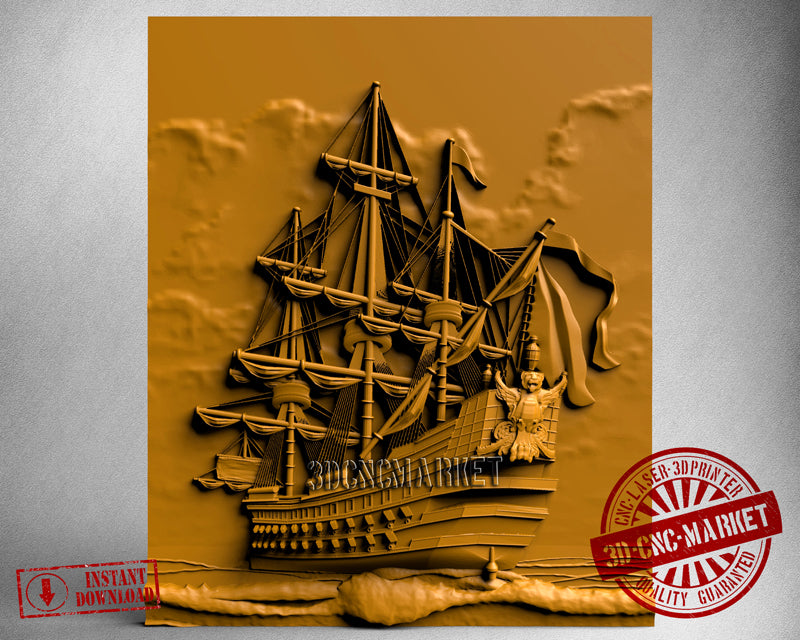 Ship, 3D STL Model