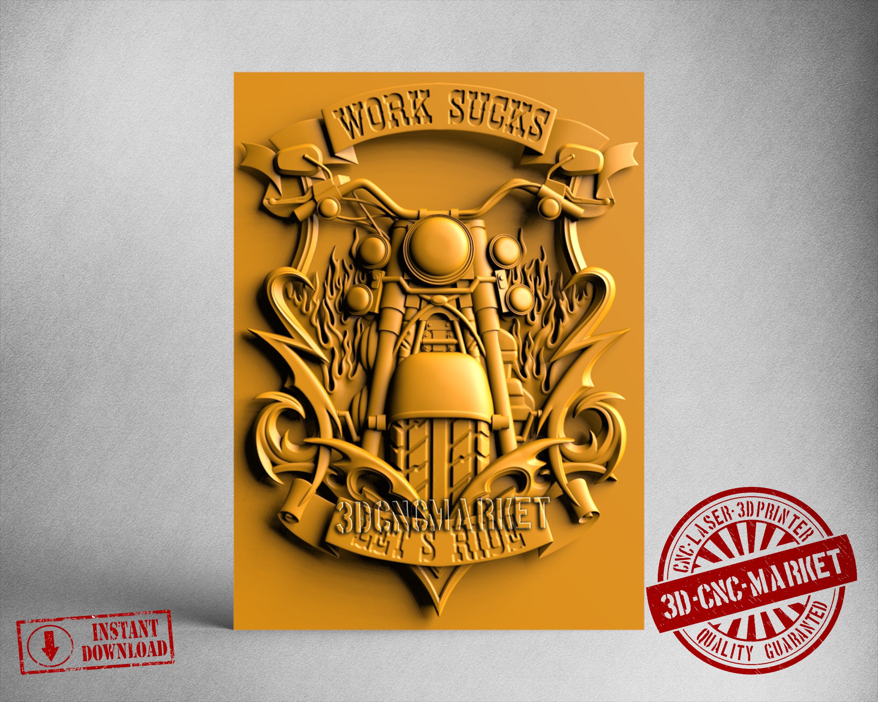 Works sucks Let ride, 3D STL Model