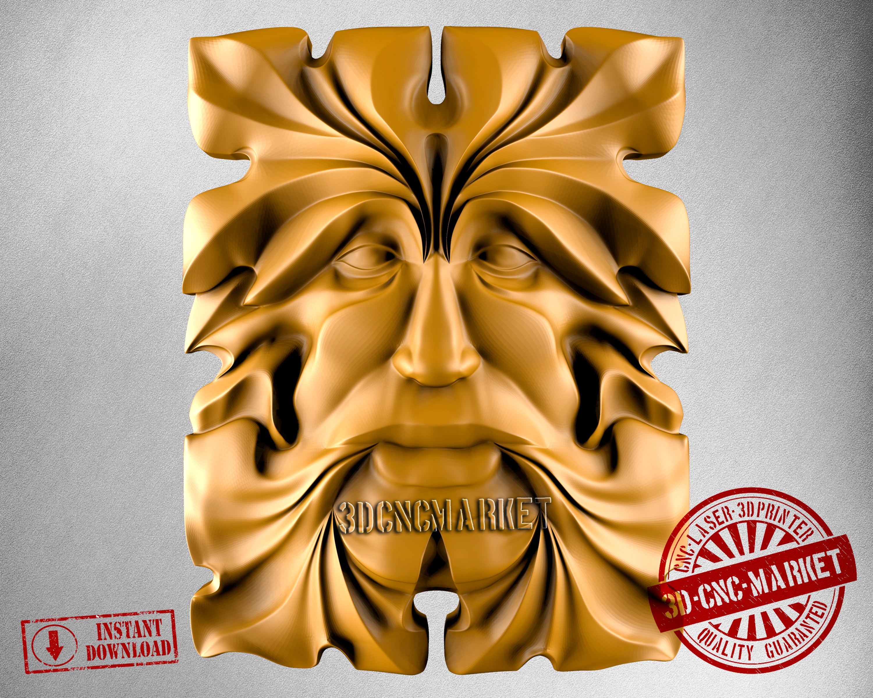 Greenman, 3D STL Model