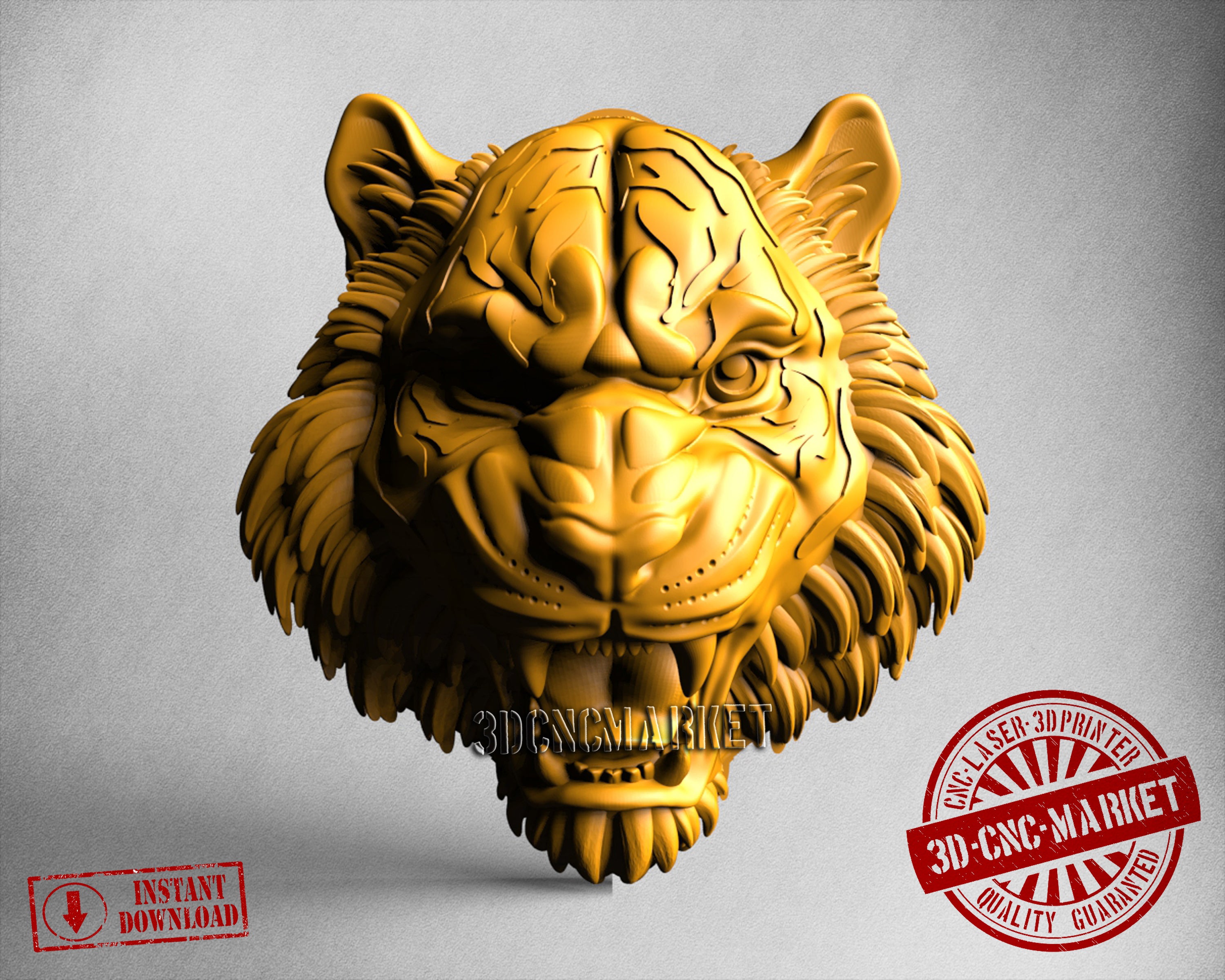 Tiger, 3D STL Model
