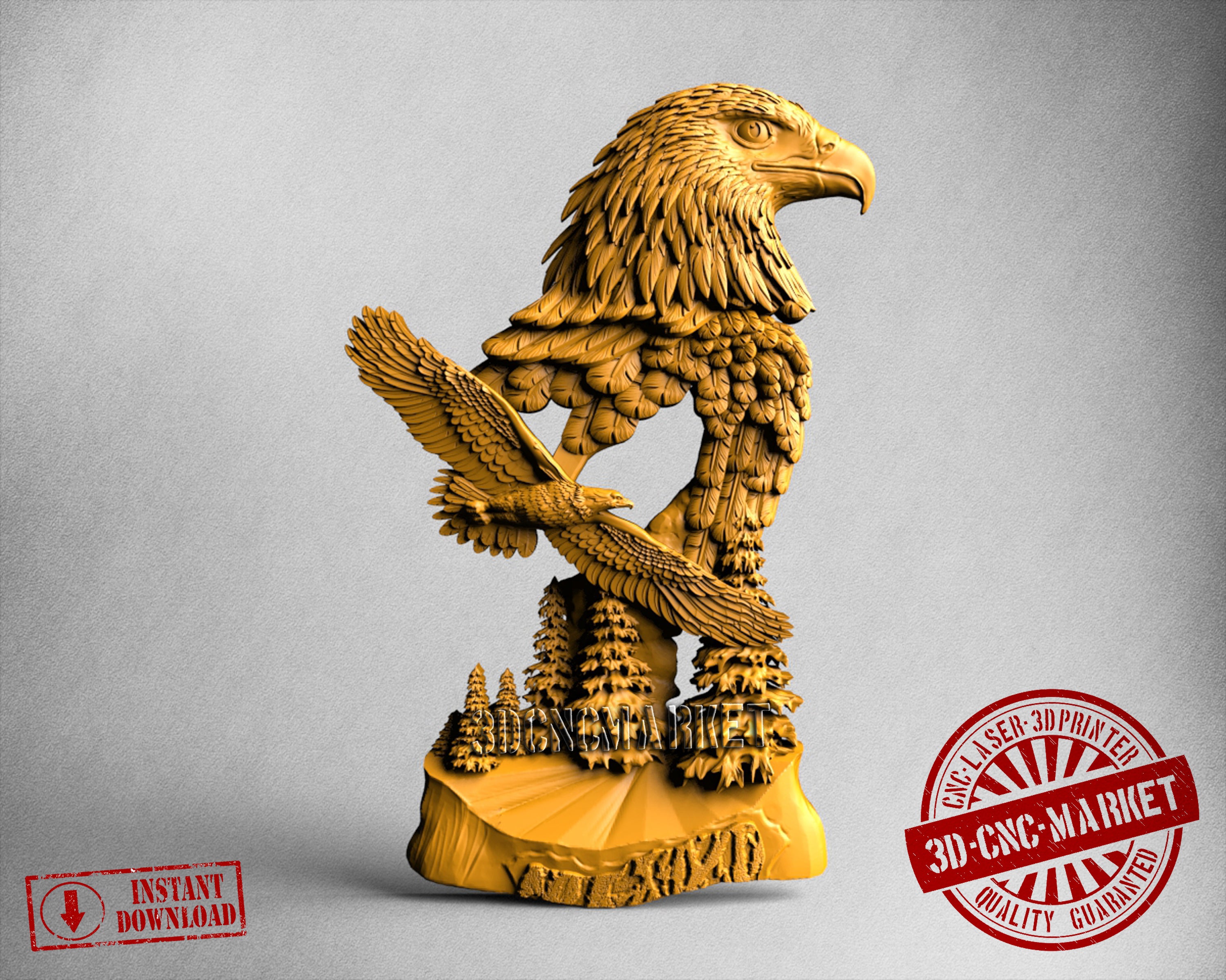 Eagles, 3D STL Model