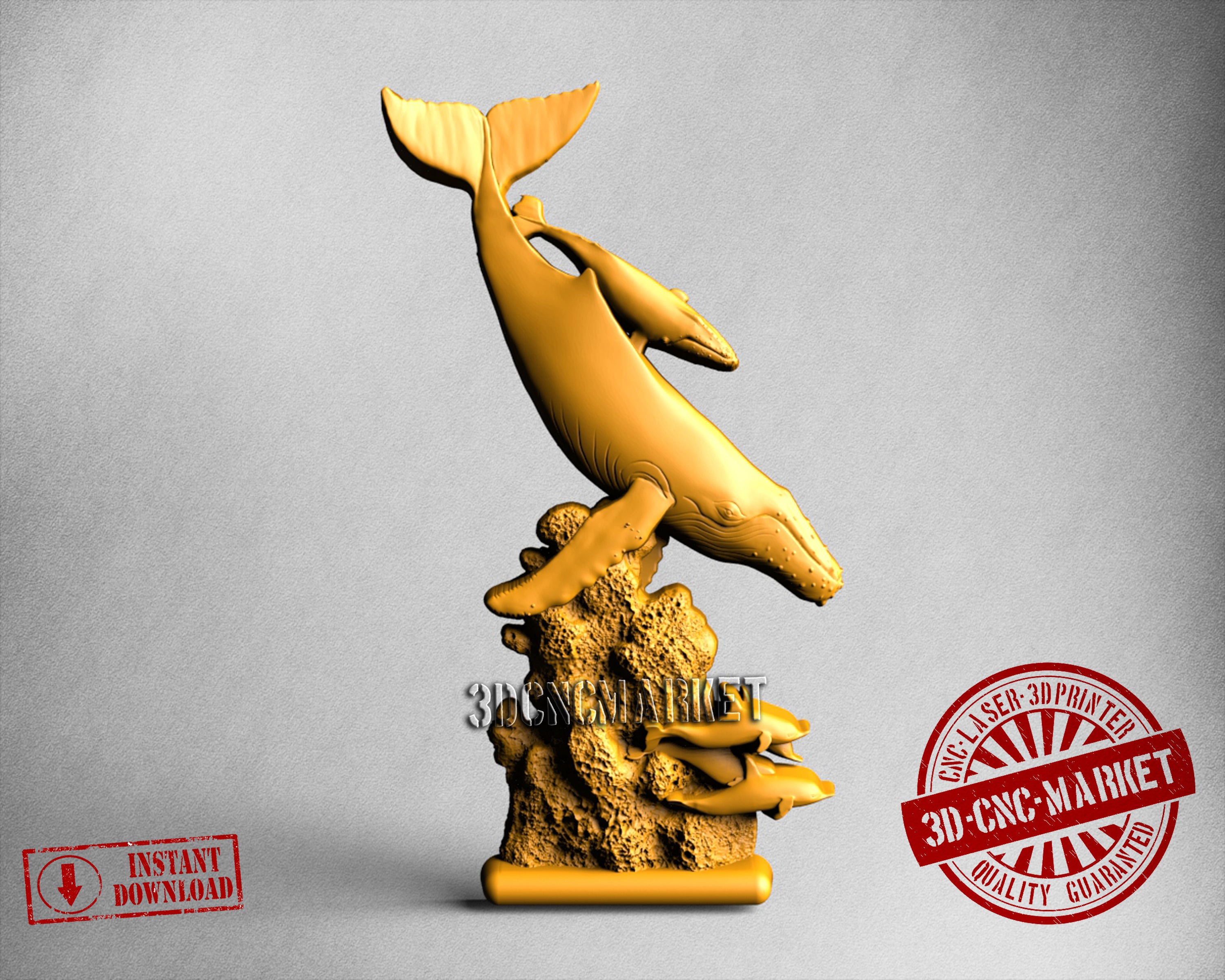 Spermwhale, 3D STL Model