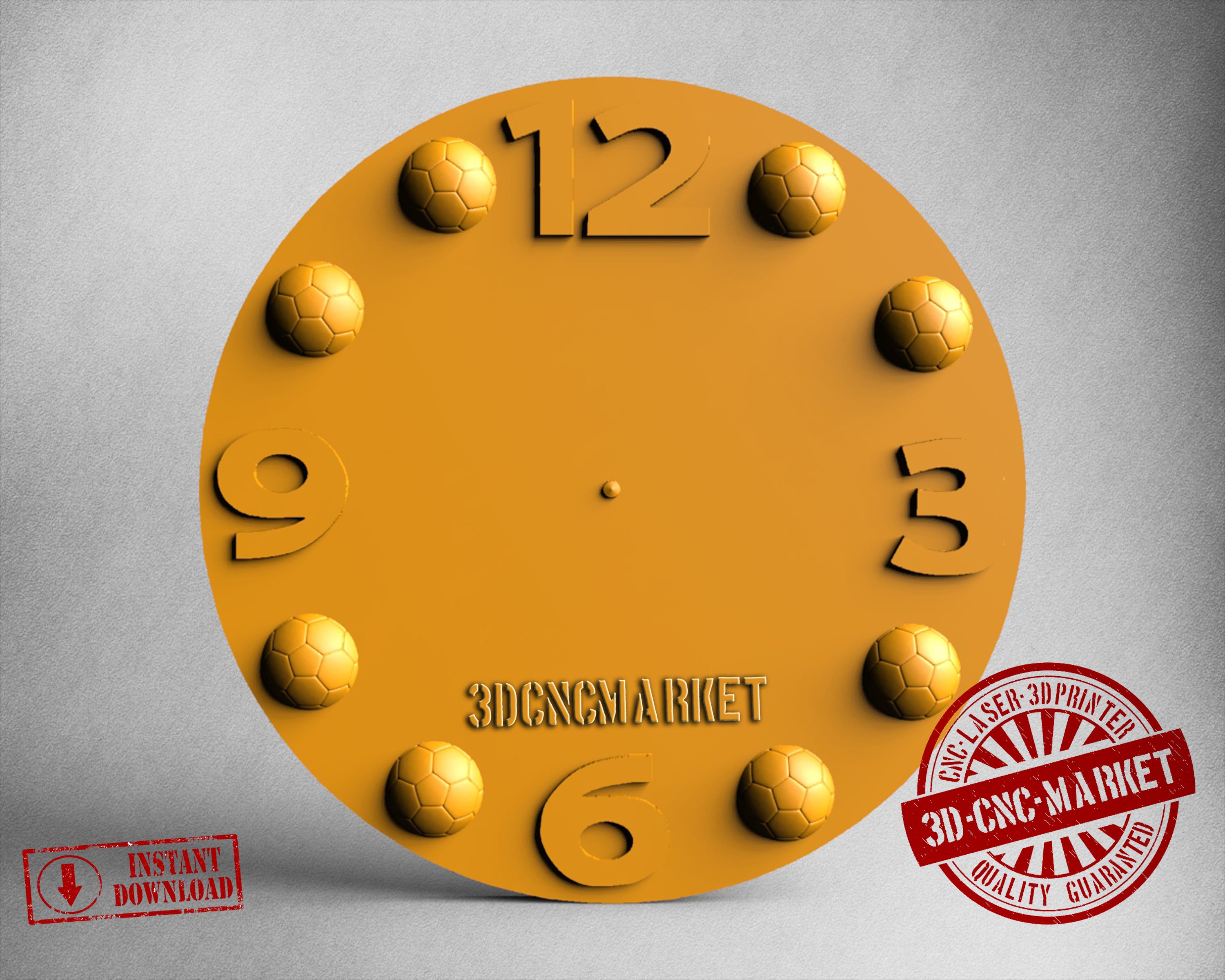 Ball Clock, 3D STL Model