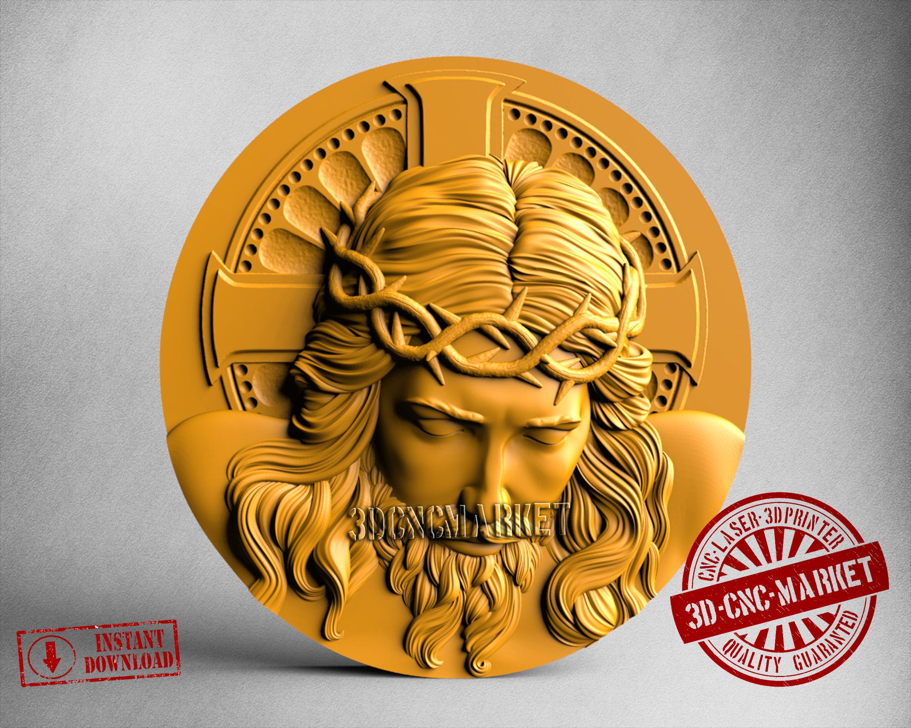 Jesus, 3D STL Model