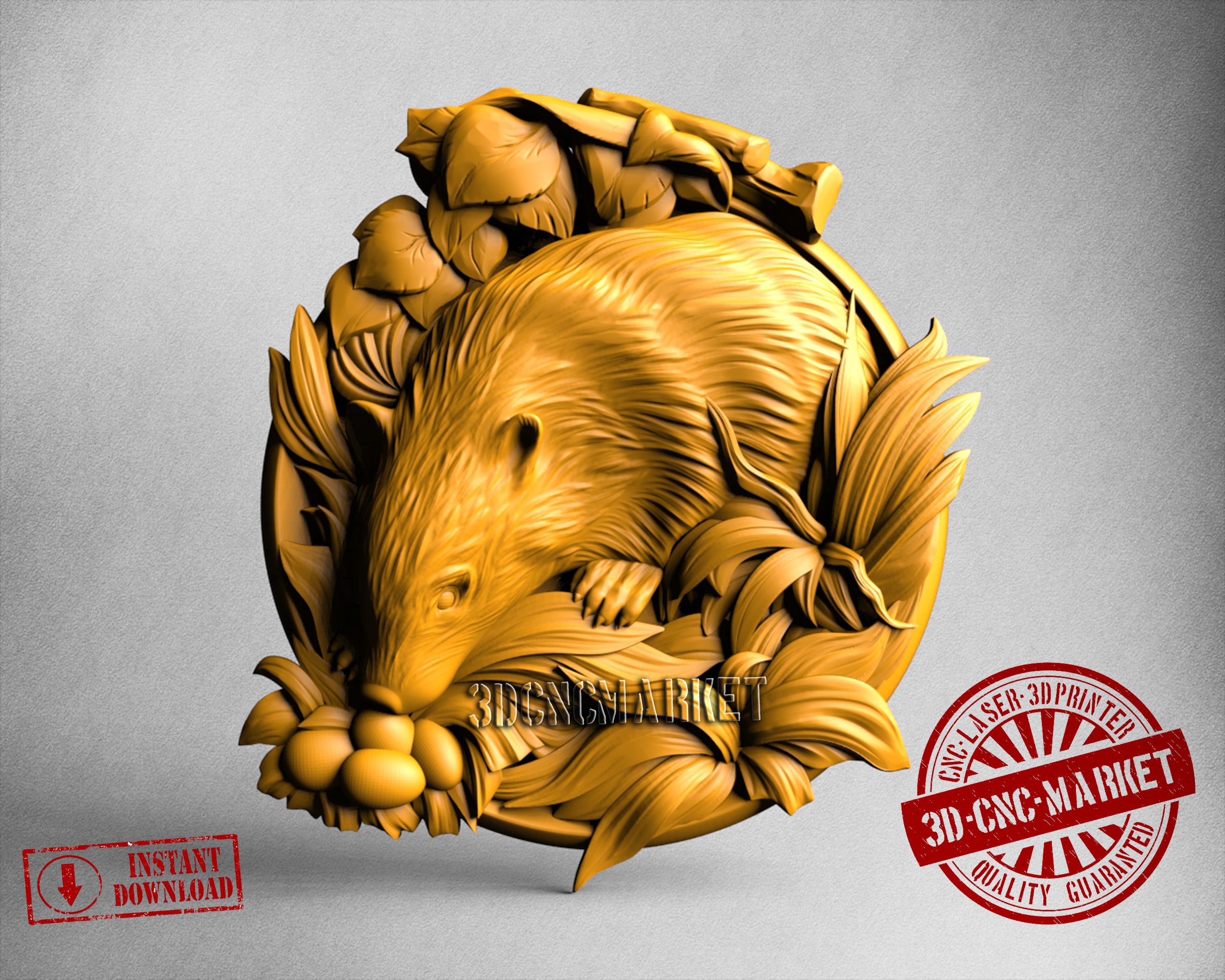 Badger, 3D STL Model