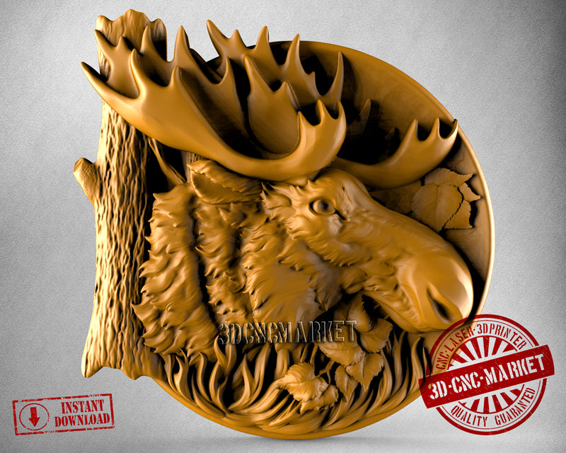 Reindeer, 3D STL Model