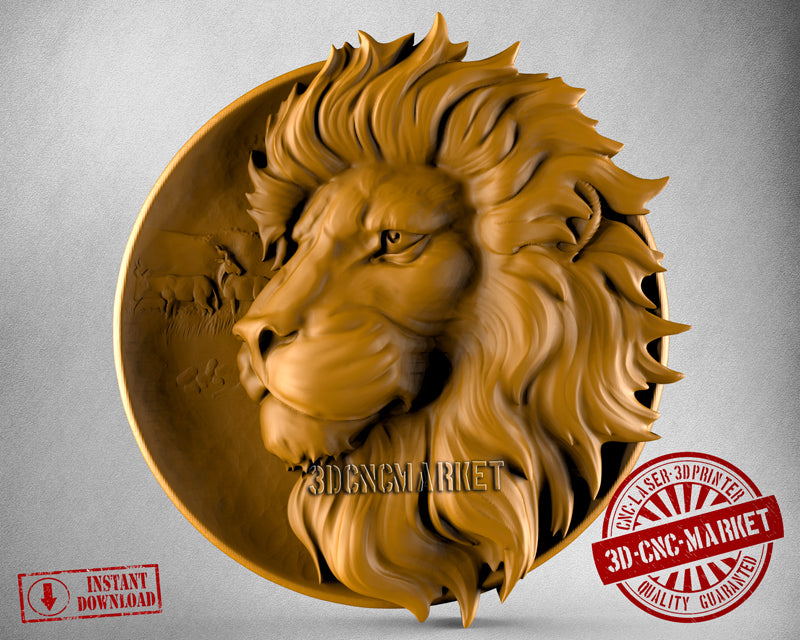 Lion, 3D STL Model