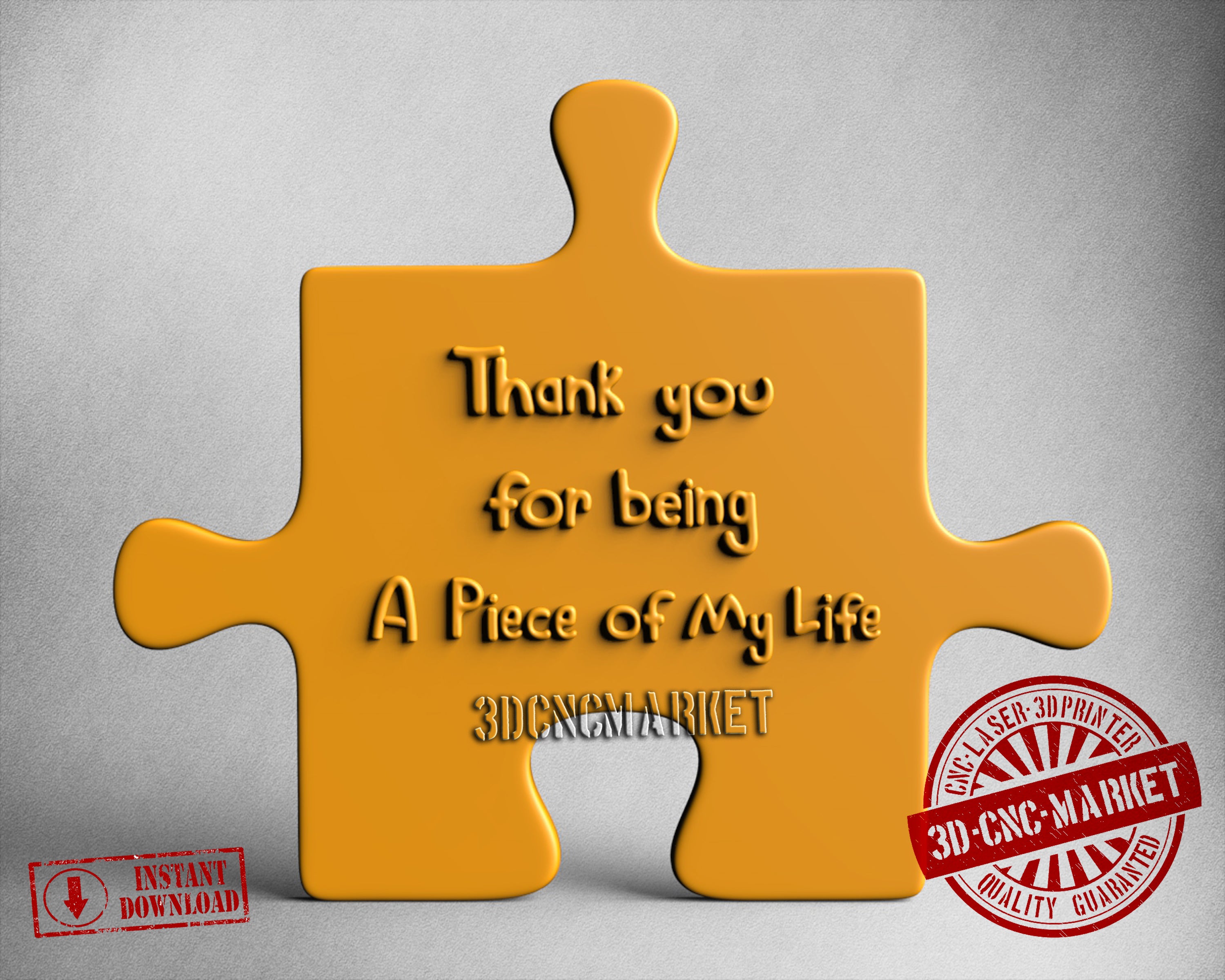 Puzzle Love, 3D STL Model