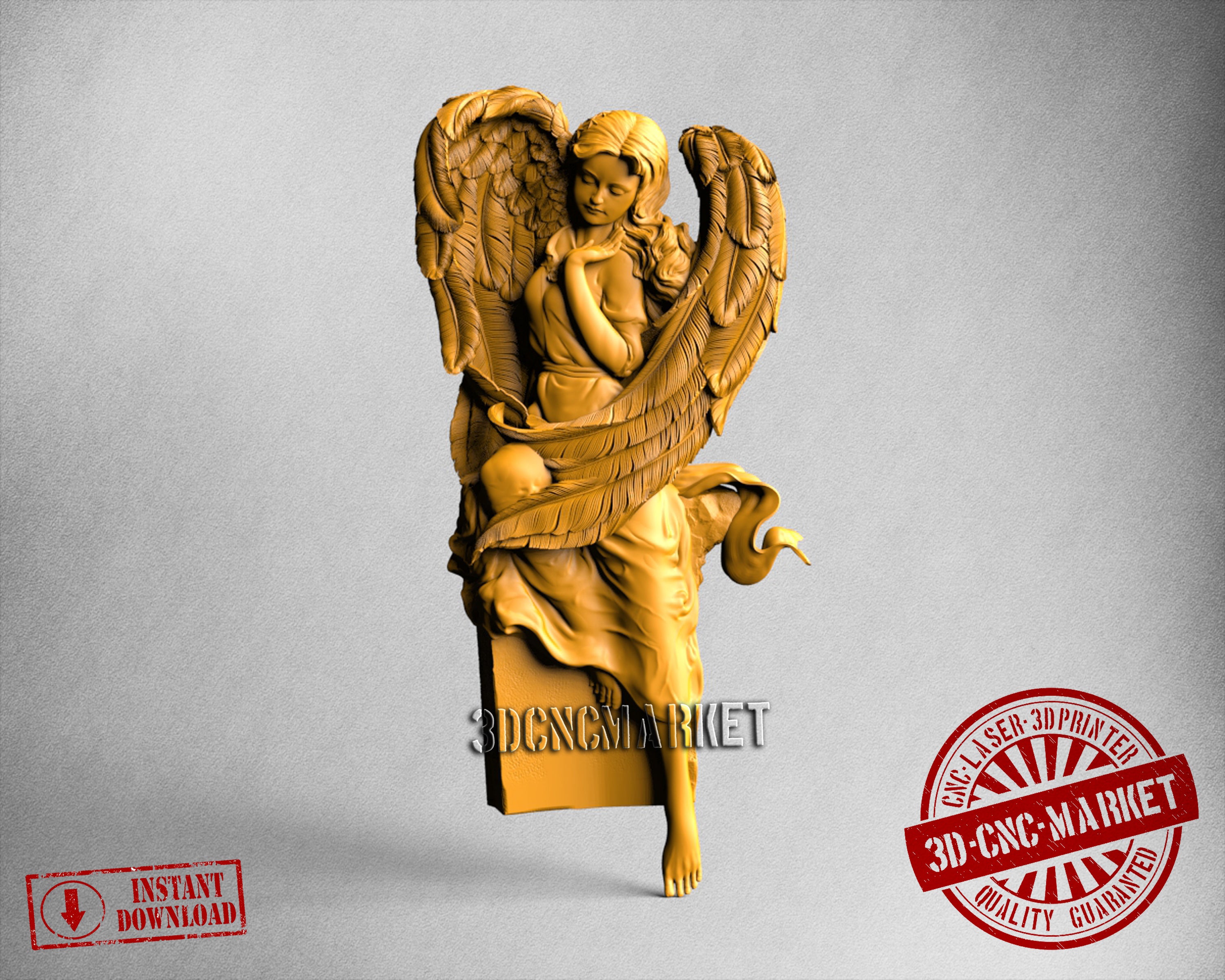 Angel, 3D STL Model