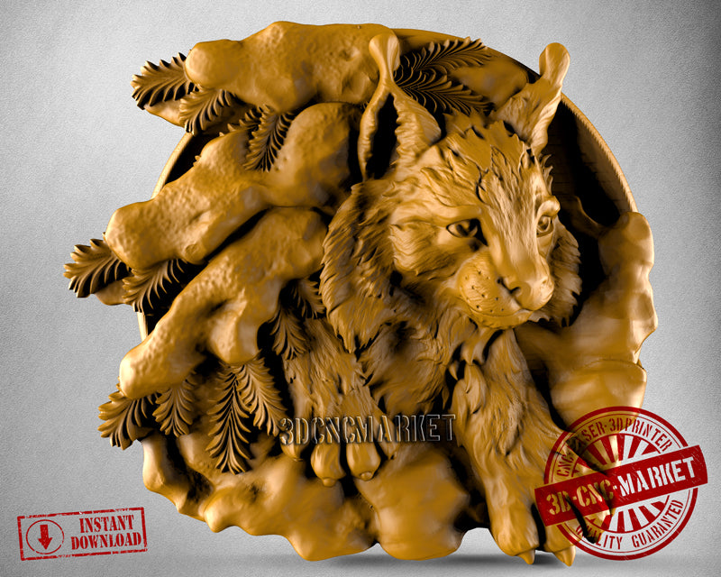 Wild Cat, 3D STL Model