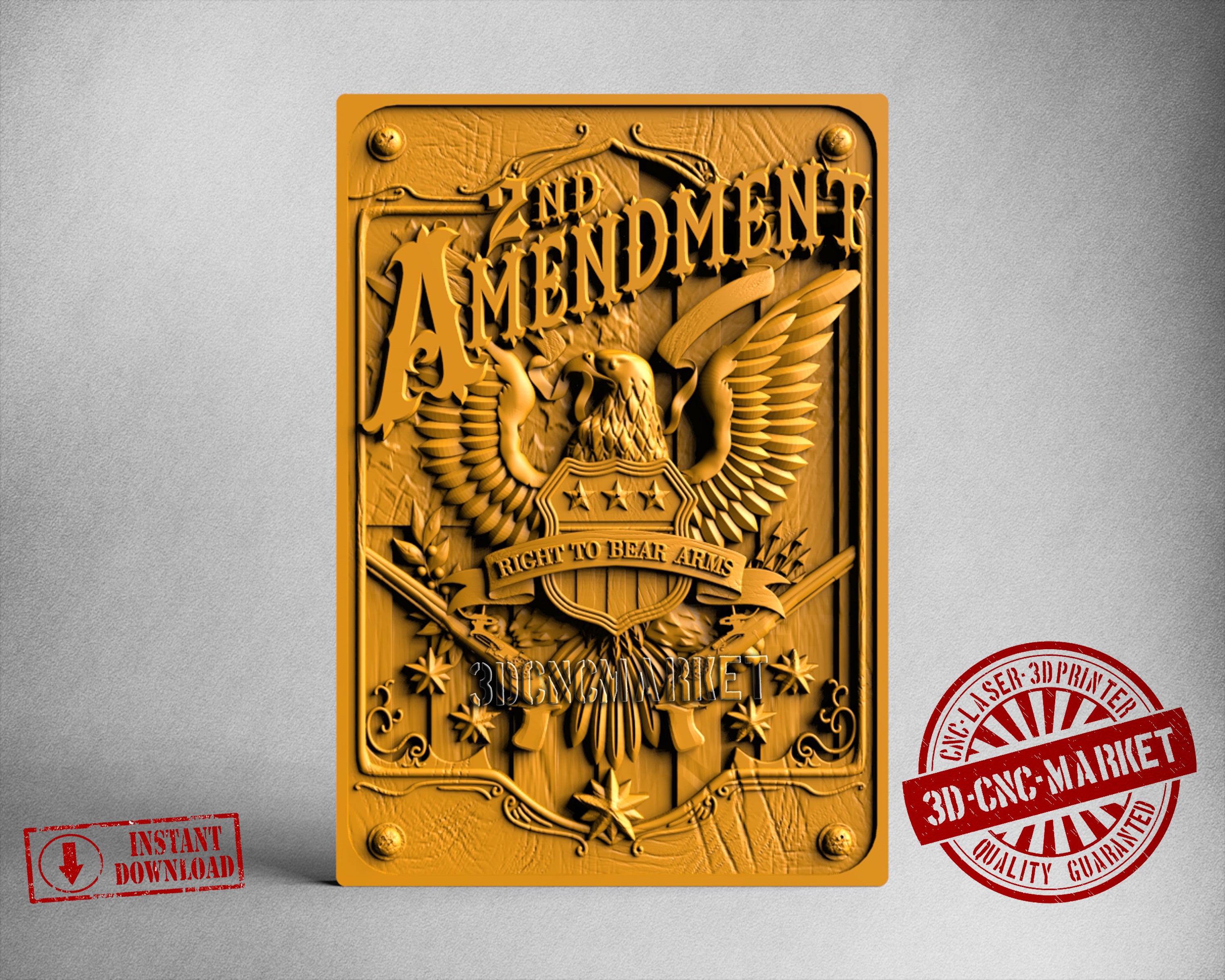 2ND Amnetmend, 3D STL Model