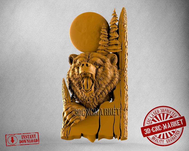 Bear, 3D STL Model