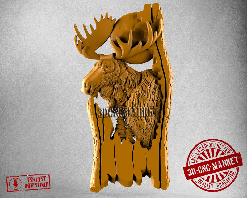 Reindeer, 3D STL Model