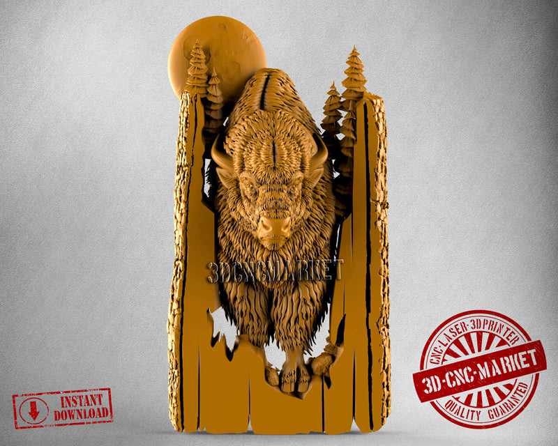 Bizon, 3D STL Model