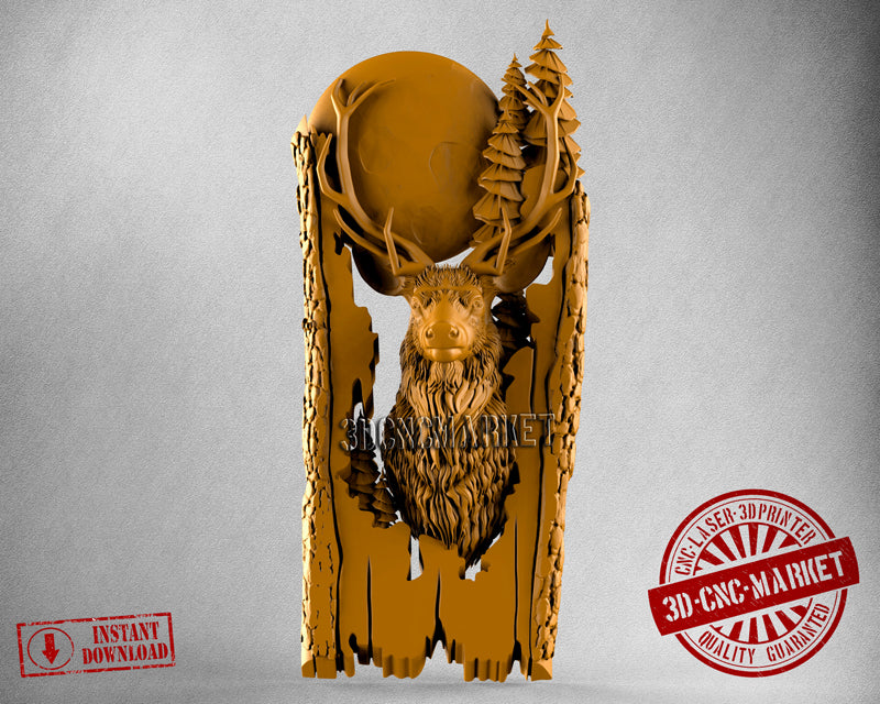 Deer, 3D STL Model