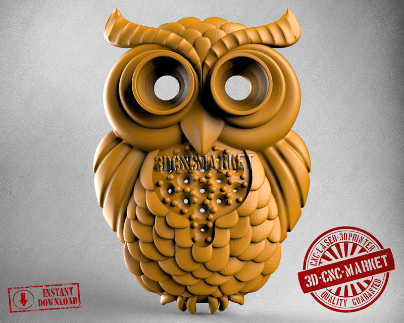 Owl, 3D STL Model