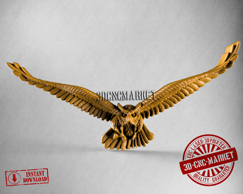 Owl, 3D STL Model