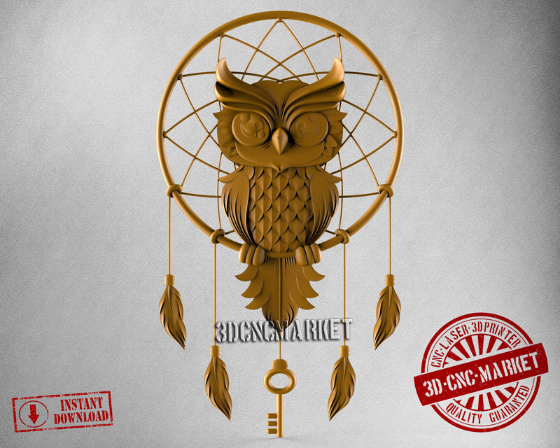 Owl, 3D STL Model