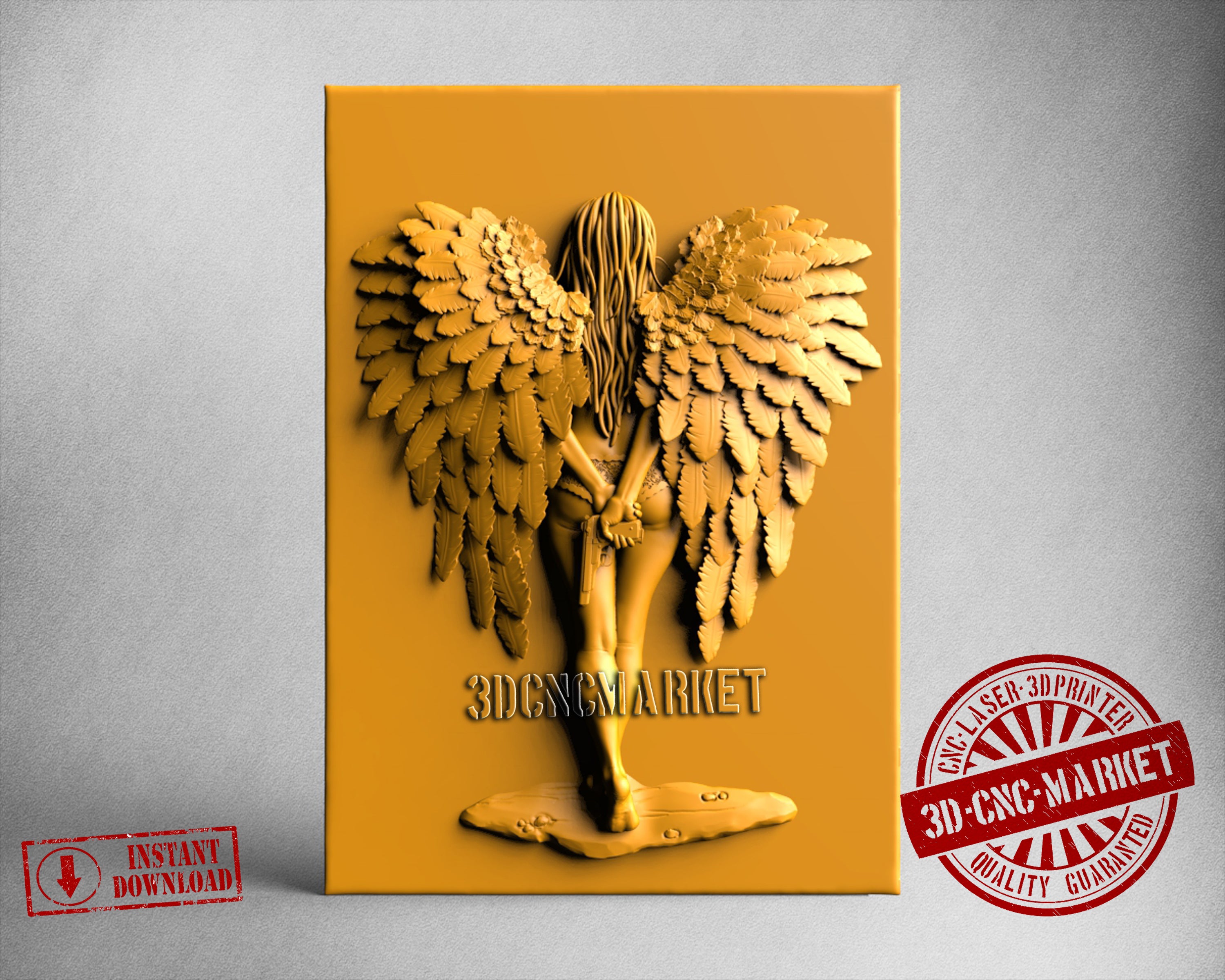 Angel, 3D STL Model