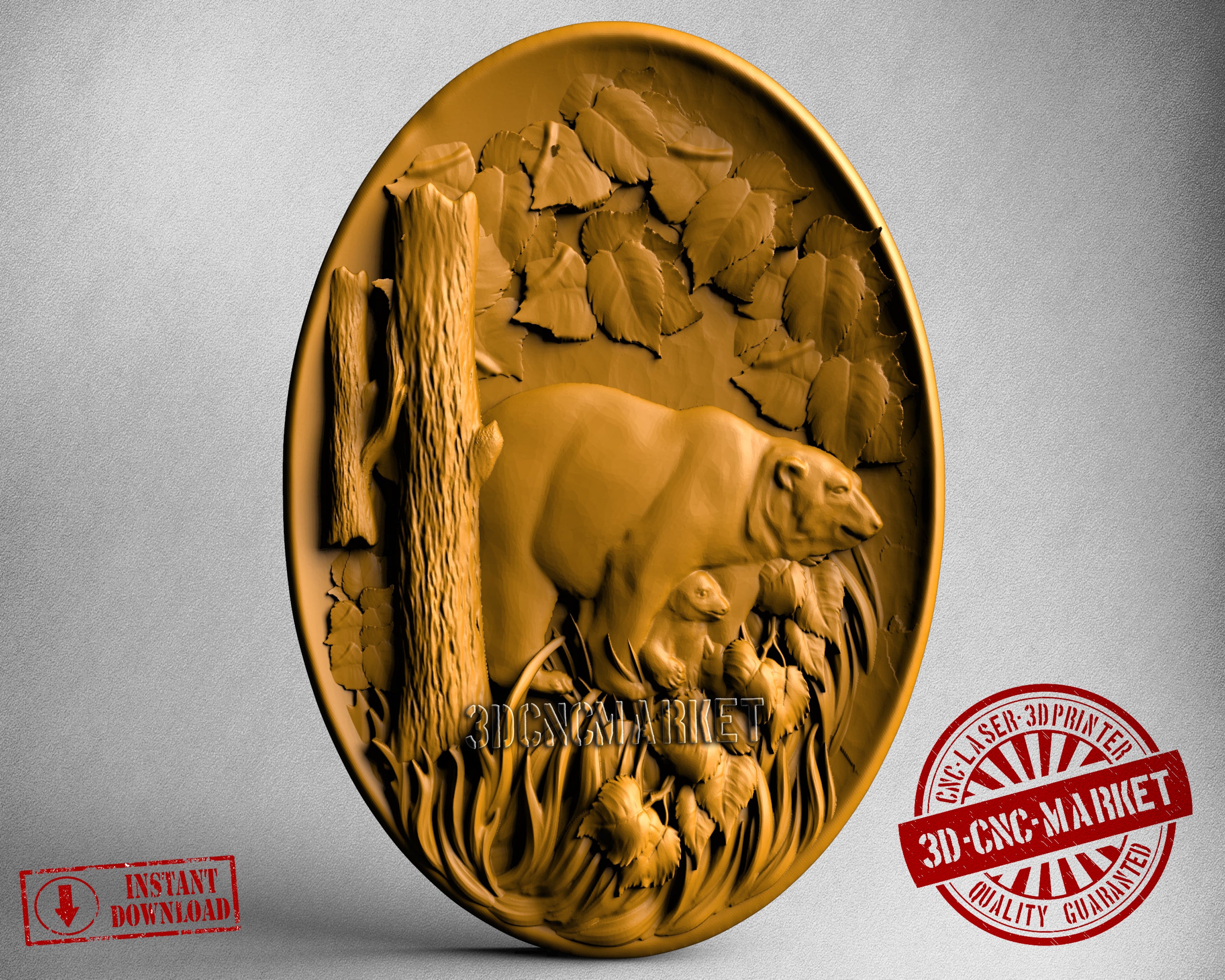 Bear, 3D STL Model