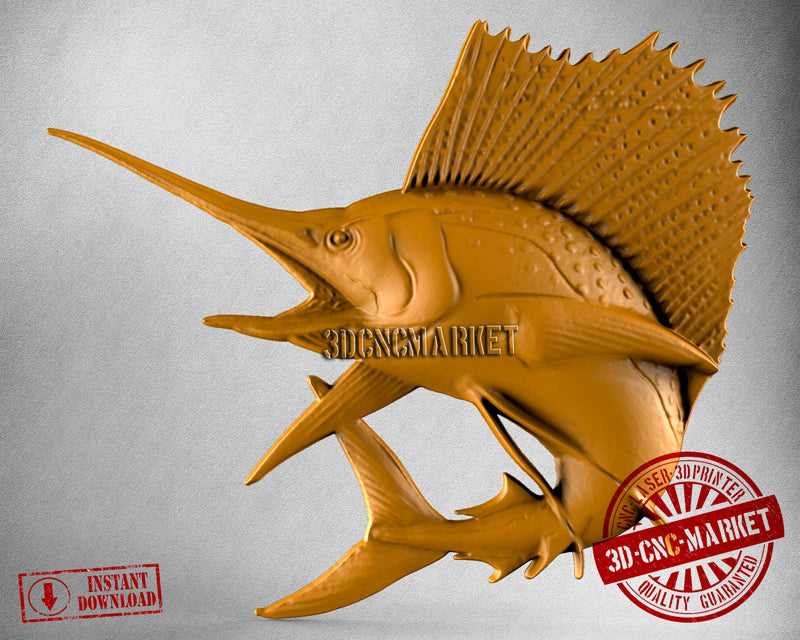 Swordfish 3D STL Model