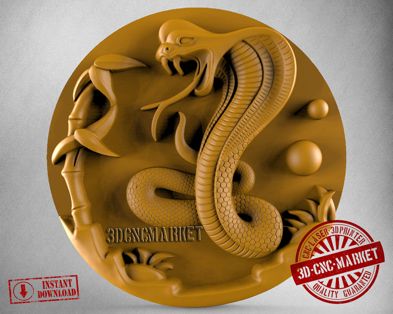 Cobra Round, 3D STL Model