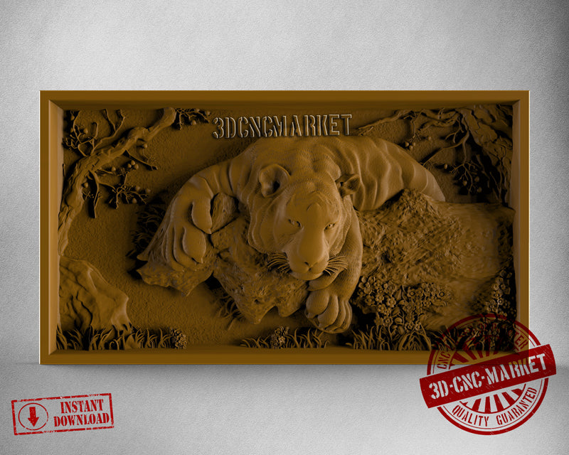 Tiger, 3D STL Model