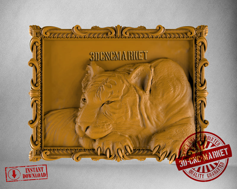 Tiger, 3D STL Model