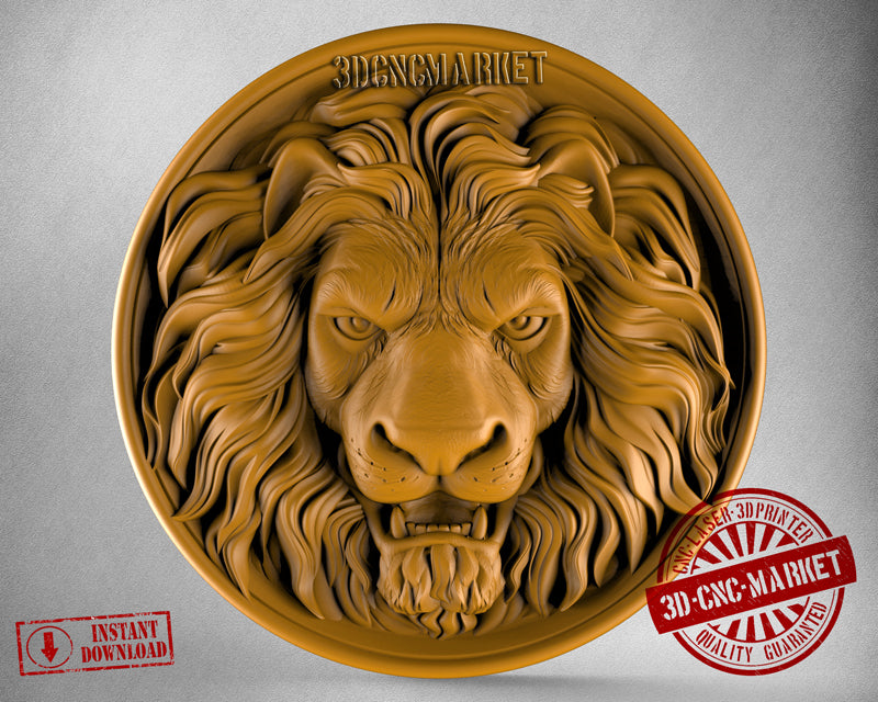 Lion, 3D STL Model