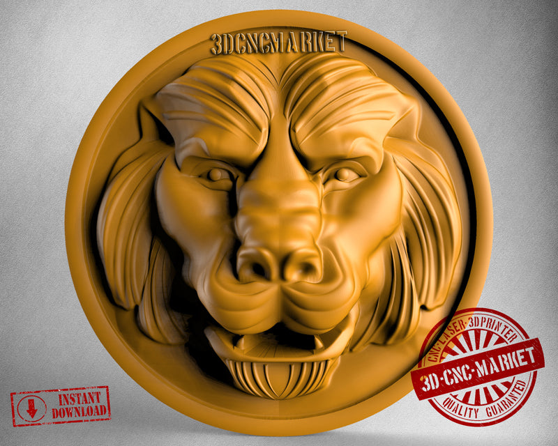 Lion, 3D STL Model