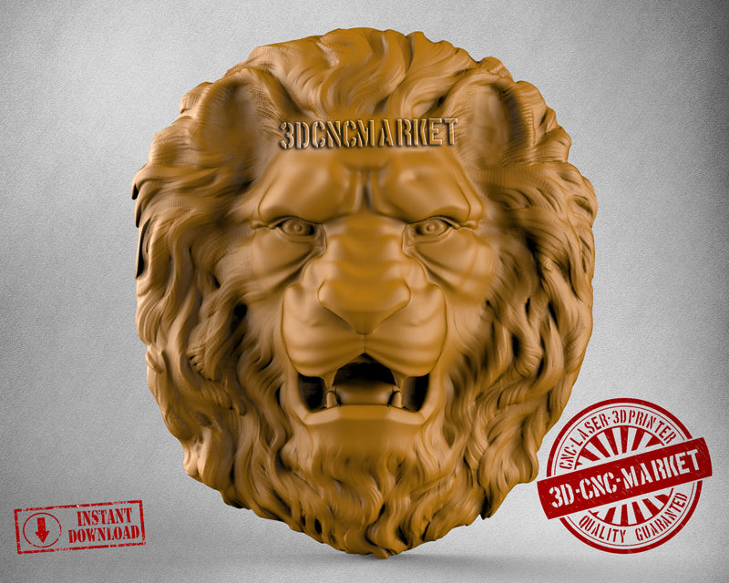Lion, 3D STL Model