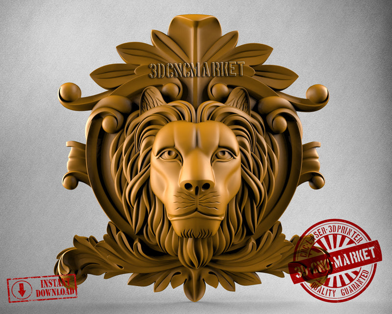 Lion, 3D STL Model