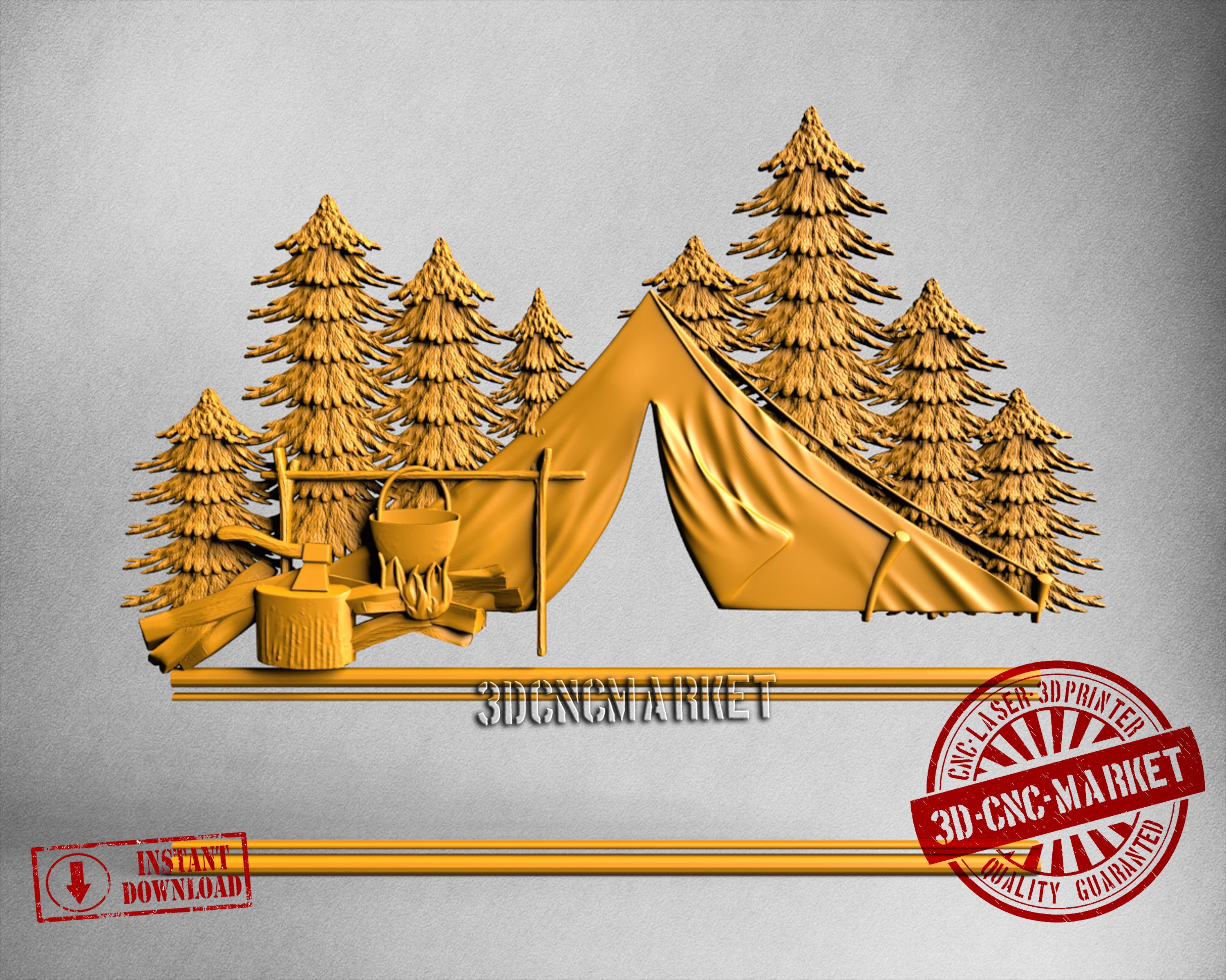 Camp, 3D STL Model